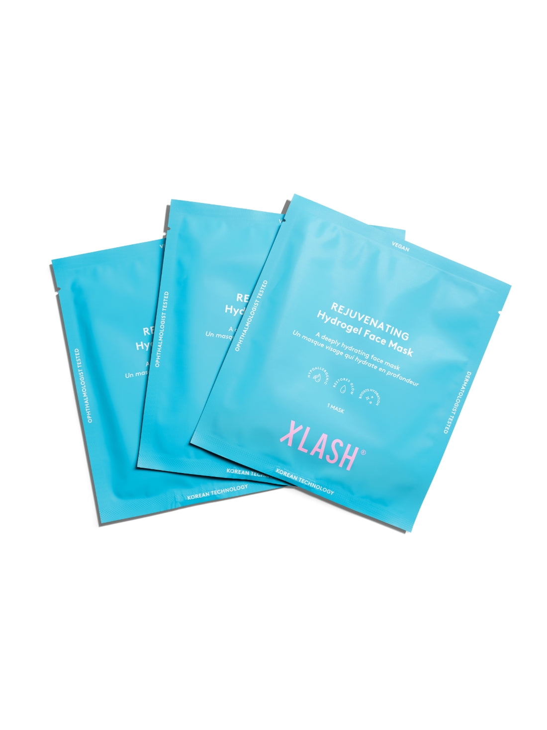 XLASH REJUVENATING HYDROGEL FACE MASK 3 PACK