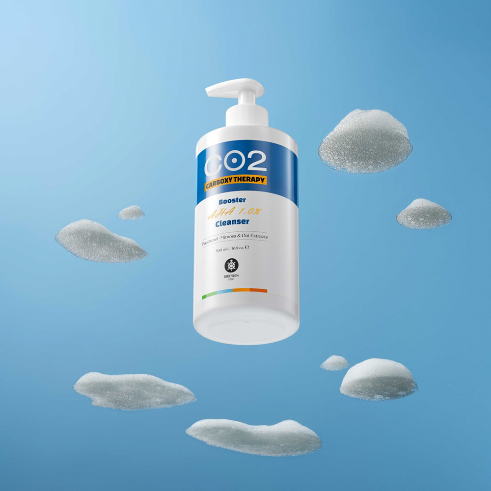 RIBESKIN CO2 BOOSTER AHA 1% CLEANSER 500ml