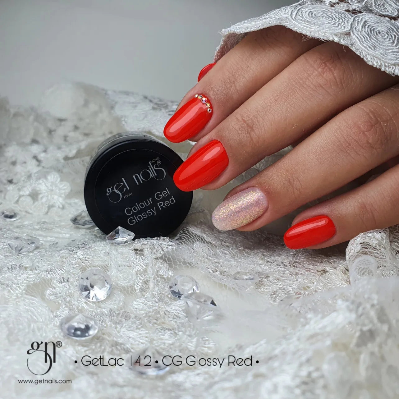 Colour Gel Glossy Red 5g GN