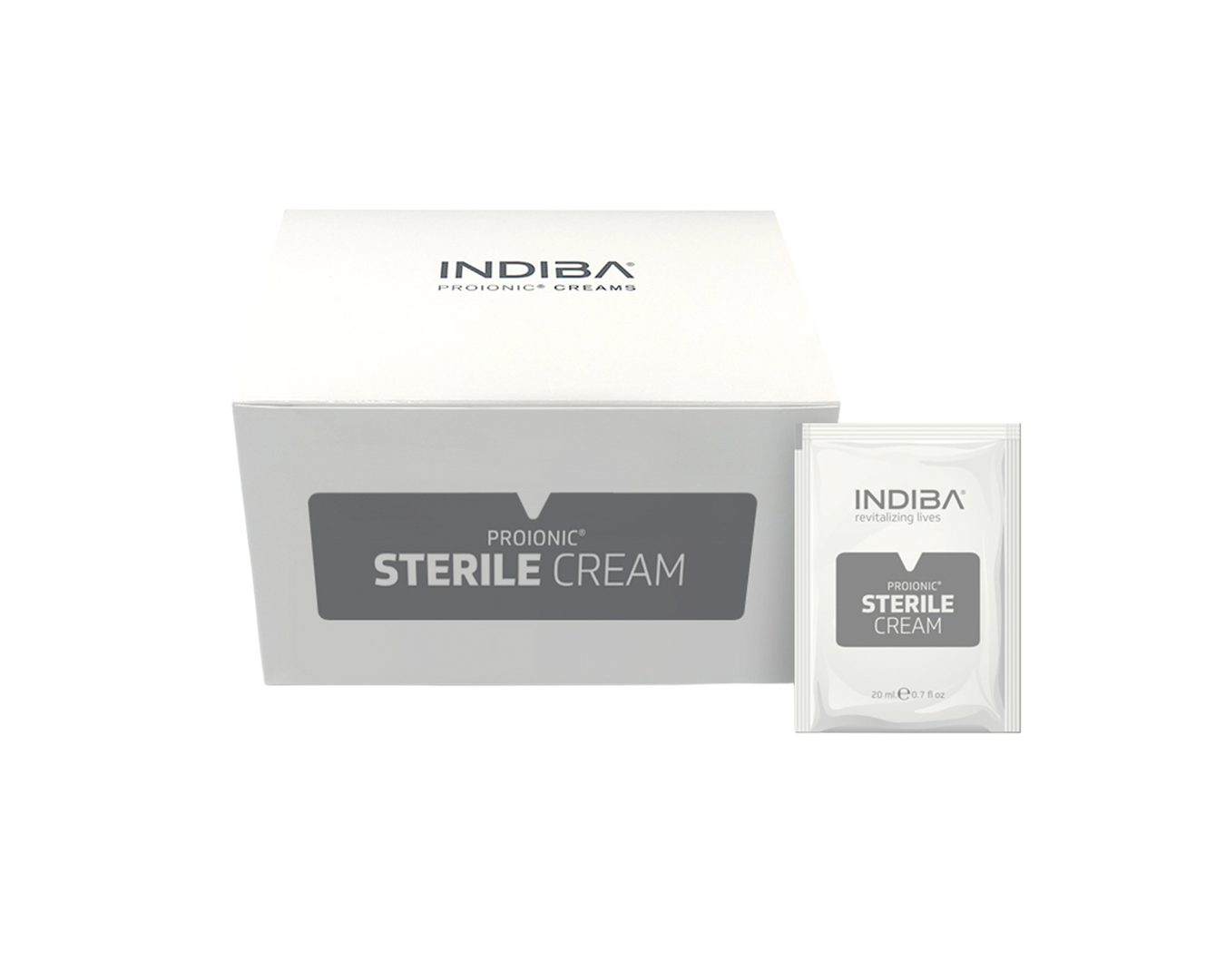 INDIBA® Proionic® Sterile Cream (800ml) 40 uds x 2