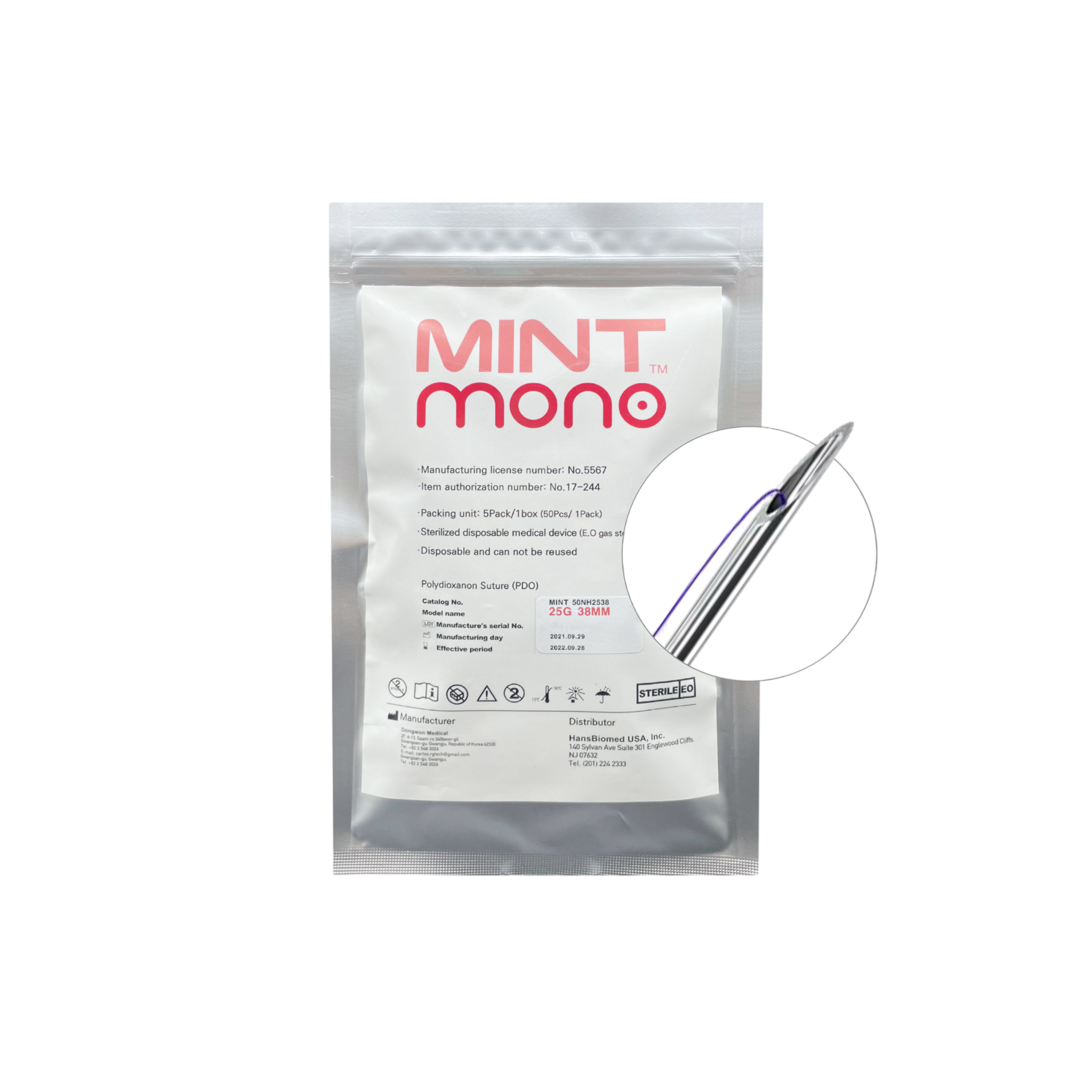 MINT Mono Box 29G 50mm 70mm 5-0