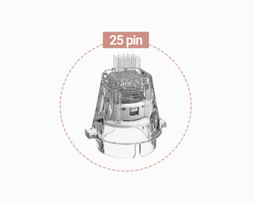 NÅLHUVUD FOCUS DUAL 25 PIN 10 ST ICKE-ISOLERADE