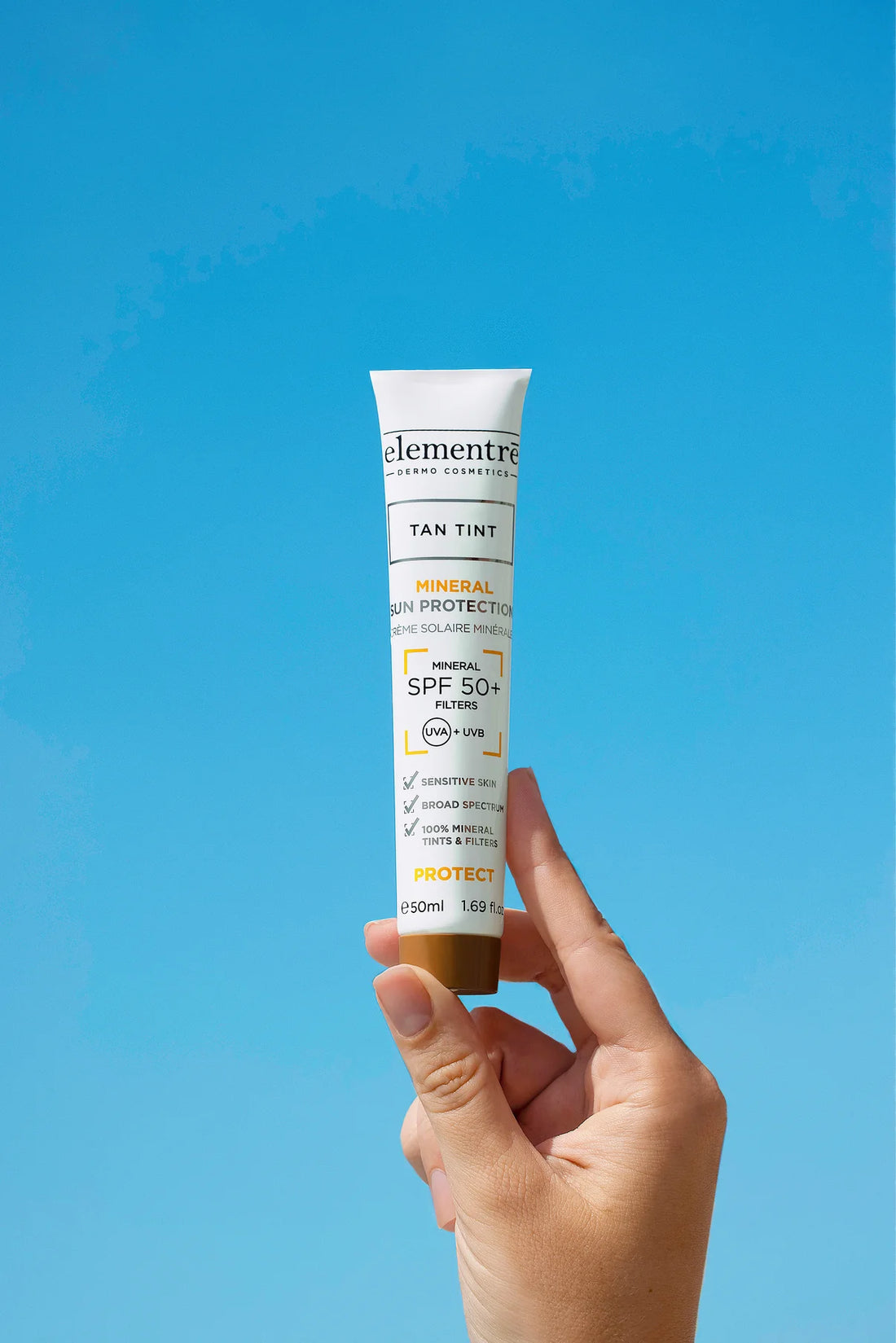 ELEMENTRE MINERAL SUN PROTECTION SPF50+ TAN - 50ML