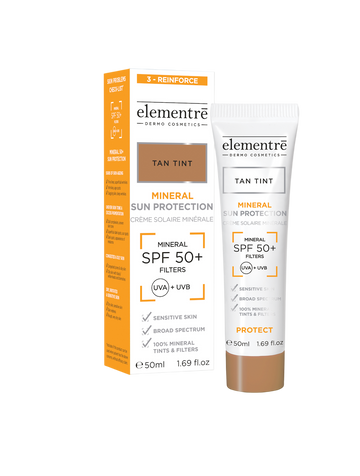 ELEMENTRE MINERAL SUN PROTECTION SPF50+ TAN - 50ML