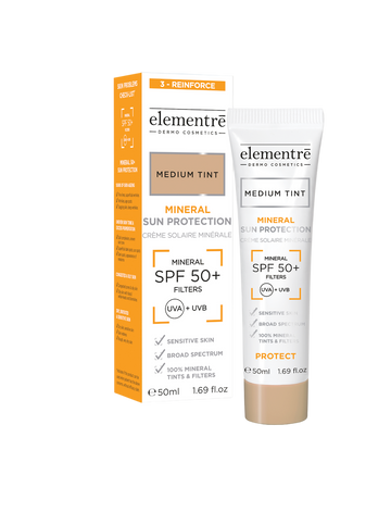 ELEMENTRE MINERAL SUN PROTECTION SPF50+MEDIUM 50ML