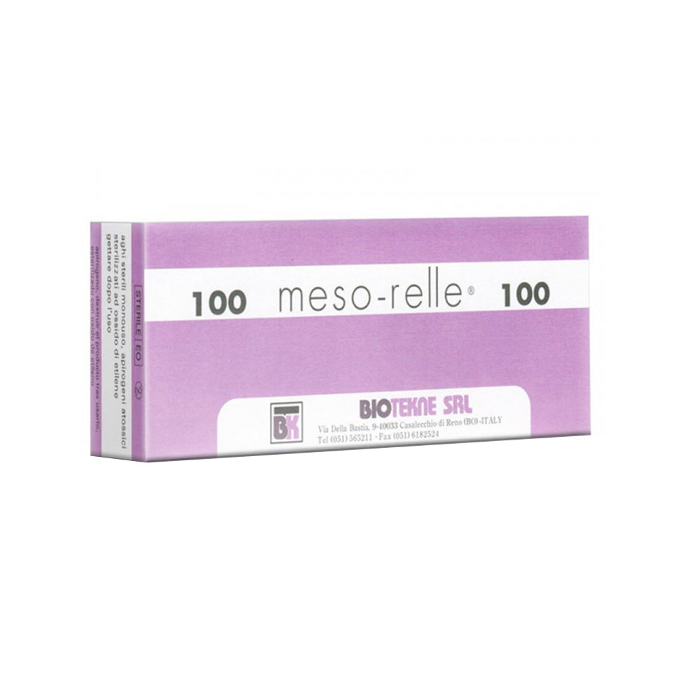 MESO-RELLE NEEDLES 33G 4MM 100ST