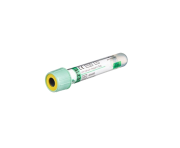 Vakuumrör Li-hep gel 5/3 ml ljusgrön kork 50st