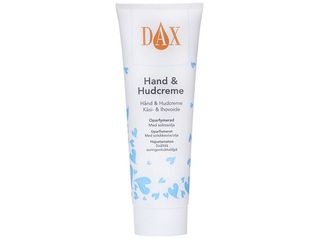 Hand & hudkräm Dax (250ml m solrosolja oparfymerad