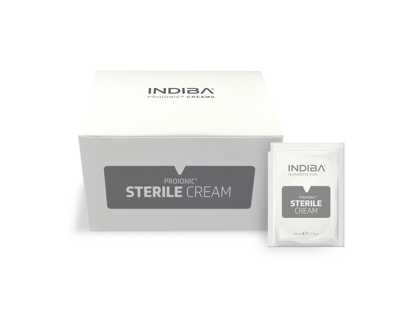 INDIBA® Proionic® Sterile Cream (800ml) 40 uds x 2